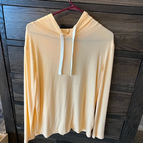 ZYIA Tops Zyia Sunburst Boyfriend Hoodie Poshmark